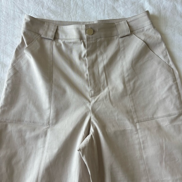Ted Baker | Indiaz Tie-Waist Barrel Leg Pants - Size 12 (Ted Baker Size 4) - Picture 3 of 5